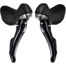 Шифтер/Тормозная ручка SHIMANO 105, R7000, левый/правый, 2x11 соростей, трос+оплетка, черный ISTR7000DPAL